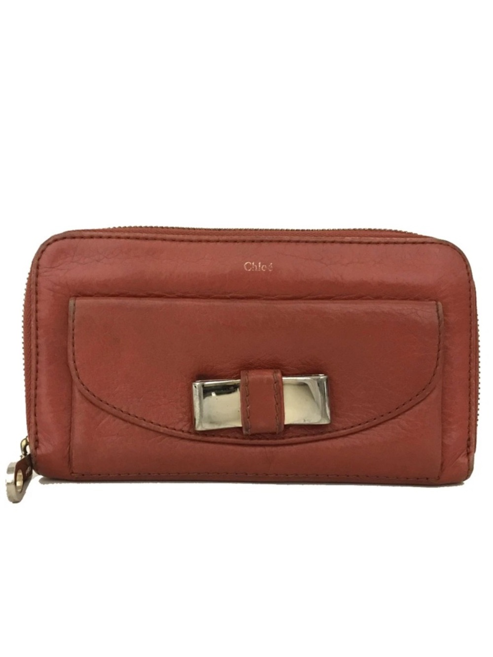 Chloe Lily Leather Zip Around Long Wallet Purse 👝